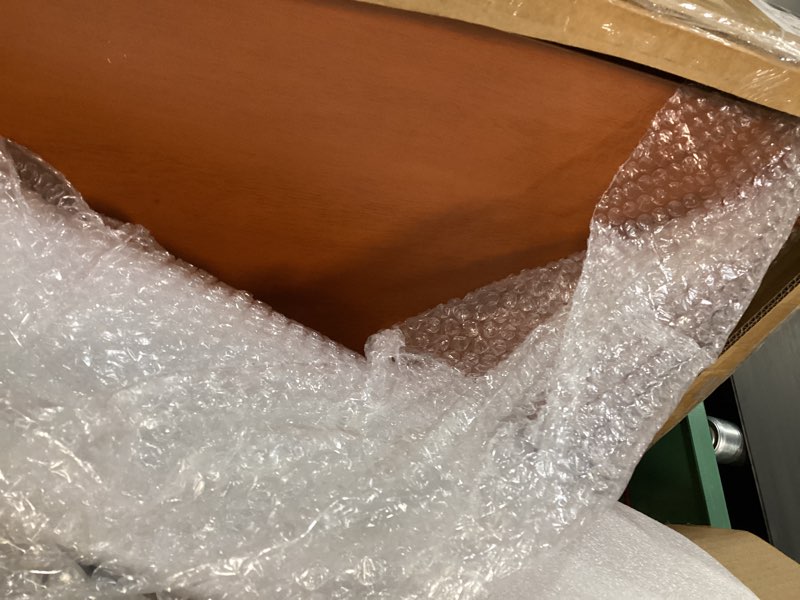 Condition photo showing Good Condition for Falling in Art Wooden Drafting Table and Stool Set, Walnut 30" x 42" Adjustable Height and Angle Solid Wood Drawing Desk for Adults, Artist Craft Table for Painting Artwork, Reading, and Writing