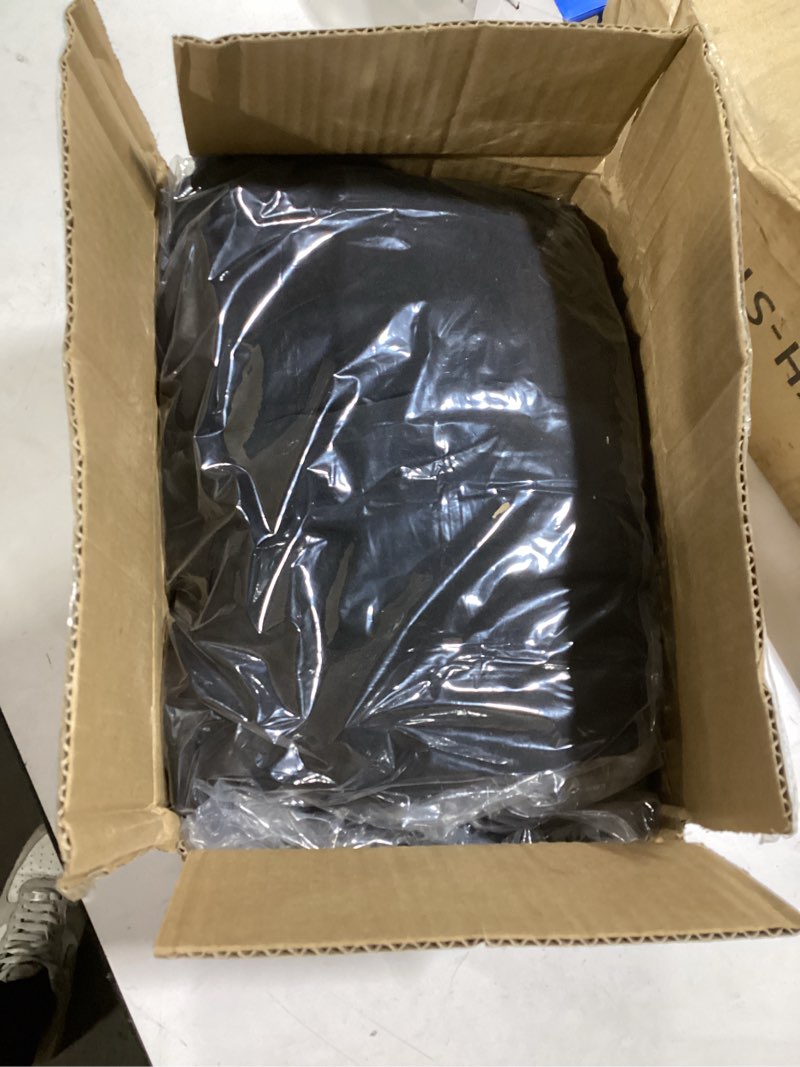 Condition photo showing New/Like New for Peomeise 12pcs Stretch Spandex Chair Cover for Wedding Party Dining Banquet Event (Black, 12) Black 12