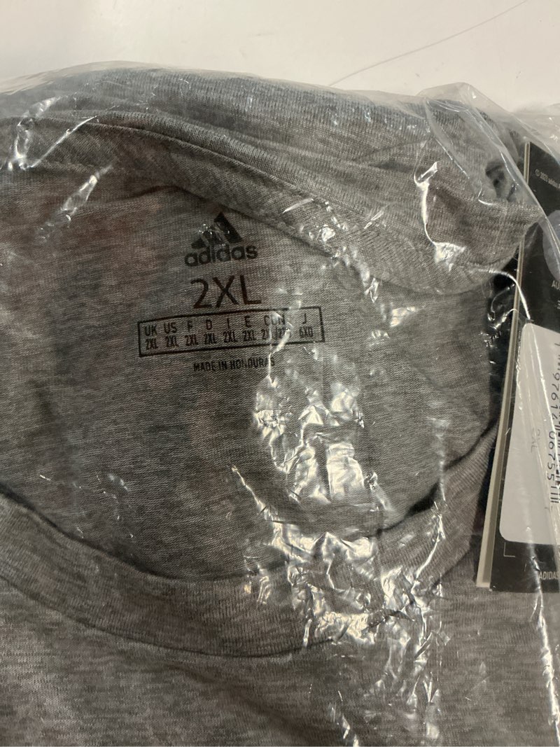 Condition photo showing Good Condition for adidas Mens Charlotte Fc MLS Long Sleeve T-Shirt 2-XLarge  Grey Heather