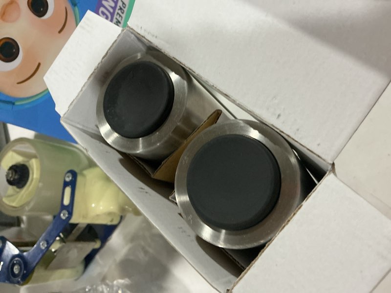 Condition photo showing As Is for kamenstein battery operated stainless steel salt and pepper grinder set of two