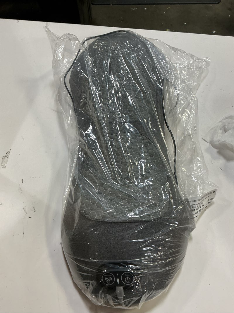 Condition photo showing Good Condition for 3 in 1 Electric Lumbar Massager Support Pillow, Back Massager with Heat, Adjustable Height for Bed and Chair,Back Support Pillow for Lower Back Pain Relief and Spine Support Gray