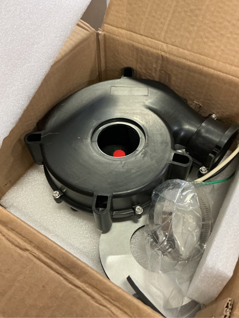 Condition photo showing As Is for 7062-4708 furnace draft inducer blower exhaust vent venter motor compatible with luxaire furnace & fasco a227 models, replace 7062-4708s 024-27641-000 14750, 115v 3450rpm 1/25 hp