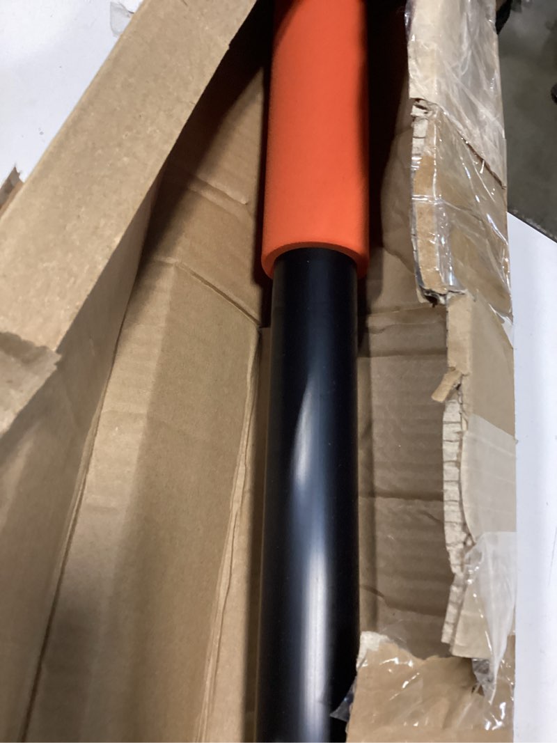 Condition photo showing As Is for light bulb changer for high ceilings, 5-20ft telescopic pole 26ft max reach, segment lock & non-slip grip, suction cup & basket for multi-type bulbs, 3/4" acme thread for home/commercial use