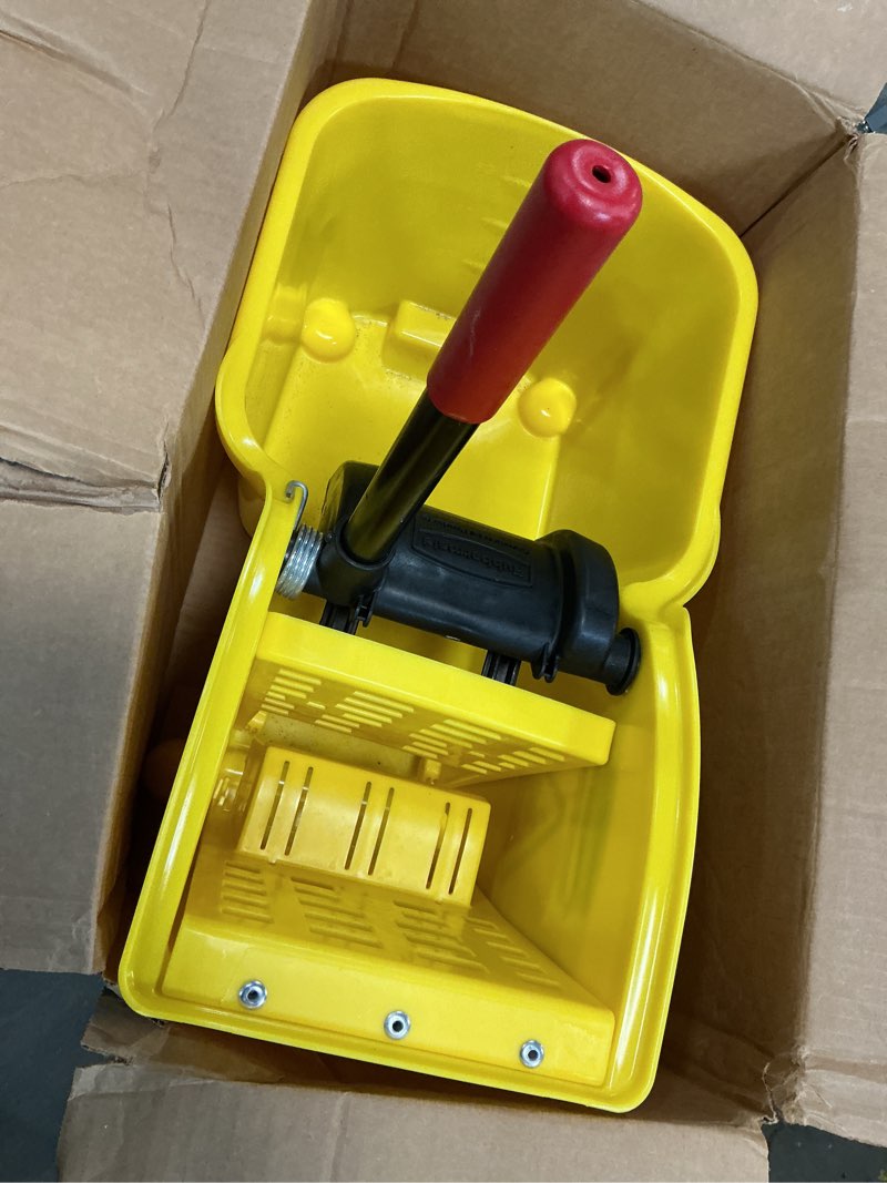 Condition photo showing As Is for 31 qt. tandem mop bucket