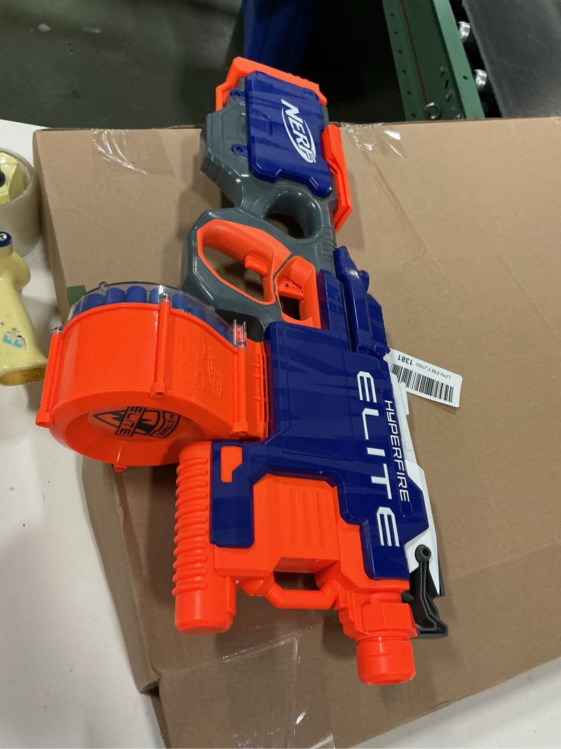 Condition photo showing Good Condition for NERF N-Strike Elite Hyperfire Elite Motorized Dart Blaster Gun Great Condition