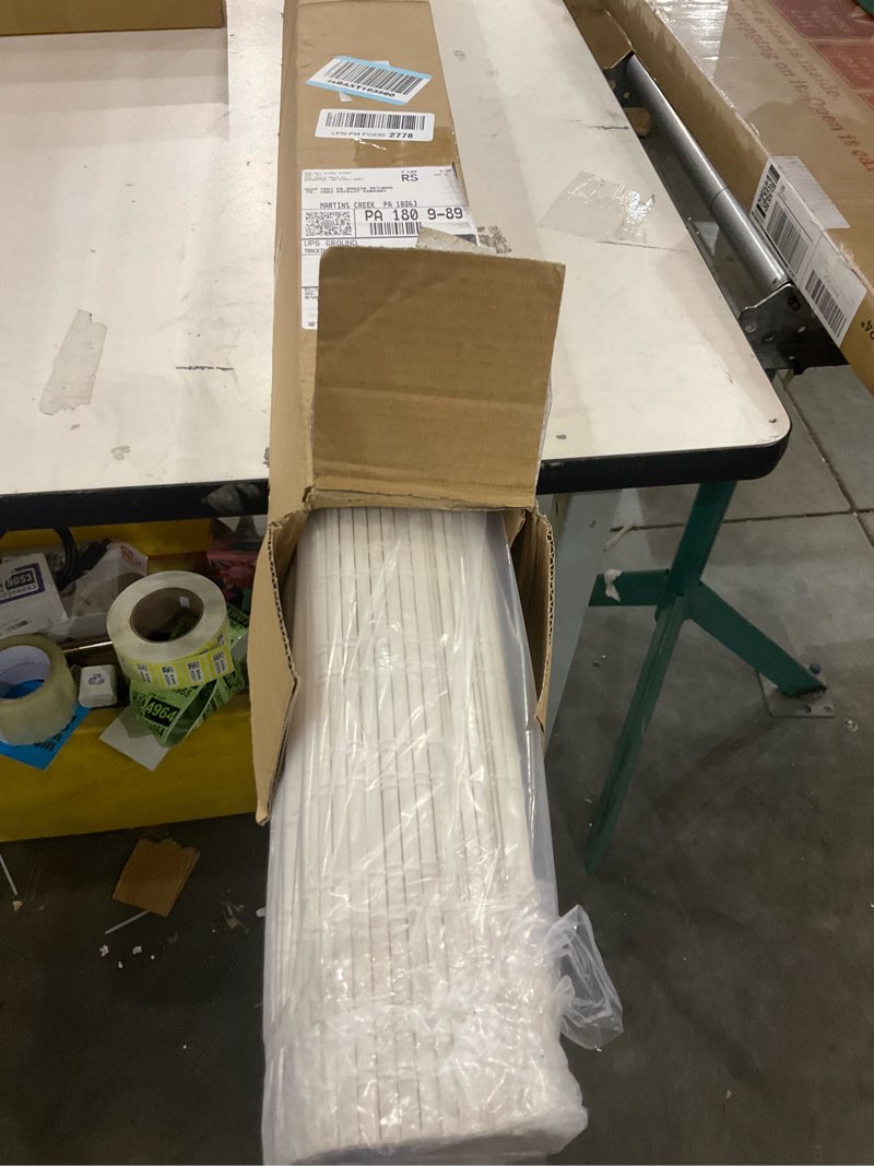 Condition photo showing New/Like New for LazBlinds No Tools No Drill Cordless Bamboo Roman Shades, Light Filtering Window Treatment, Roll Up Bamboo Blinds for Window 36'' W x 64'' H, Ceylon Vintage White Ceylon Vintage White 36'' W x 64'' H