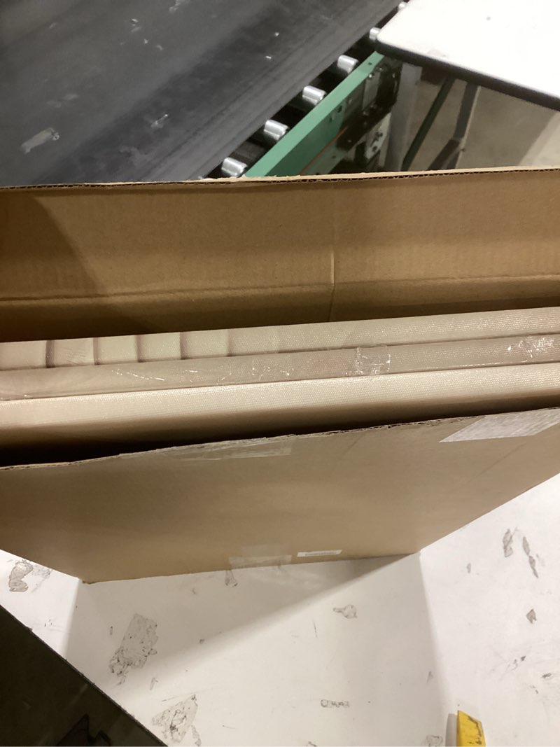 Condition photo showing Good Condition for 3Pcs Framed Beige Cream Abstract Textured Line Art Curved Canvas Wall Art Prints Posters Pictures Paintings Wall Decor for Minimalist Boho Living Room Bedroom Office Decoration Beige 16x24 Framed