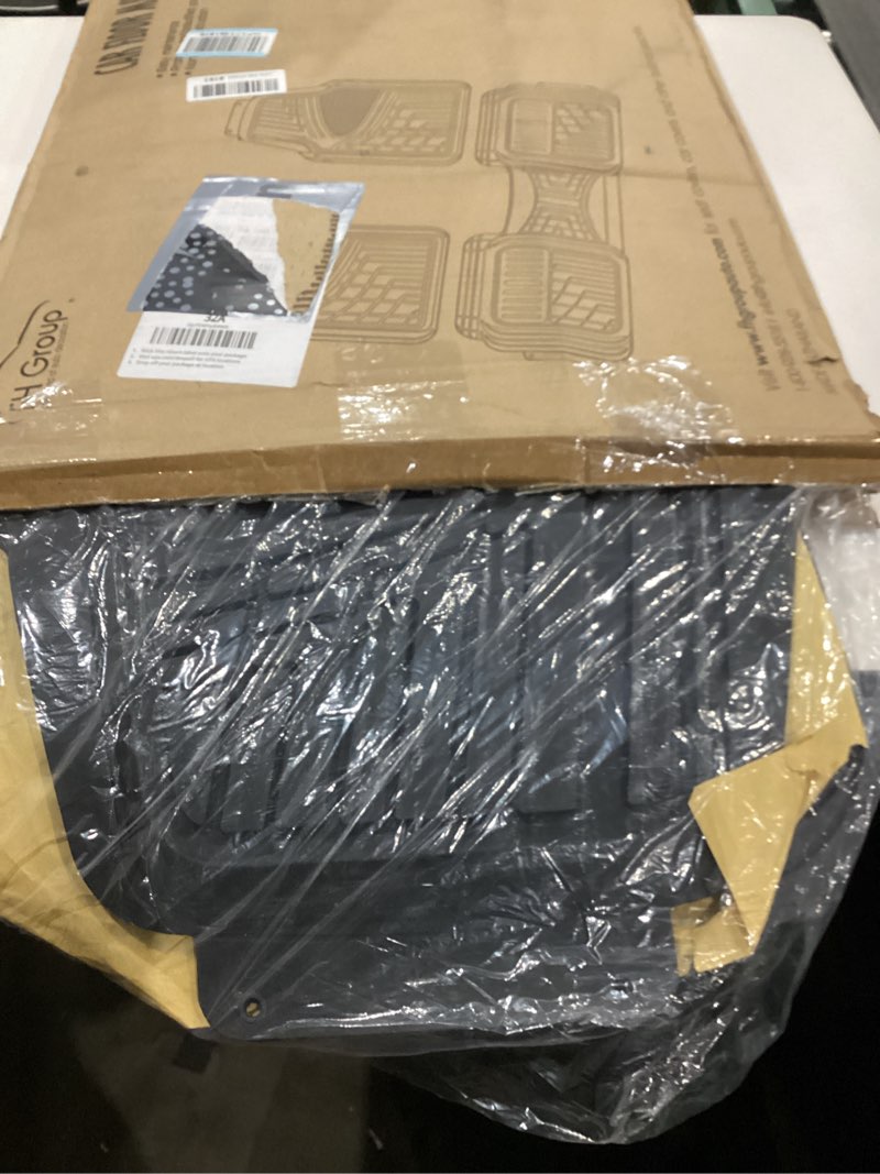 Condition photo showing Good Condition for FH Group Car Floor Mats - Heavy-Duty Rubber Floor Mats for Cars, Universal Fit Full Set, Trimmable Automotive Floor Mats, Climaproof Floor Mats for Most Sedan, SUV, Truck Floor Mats Purple