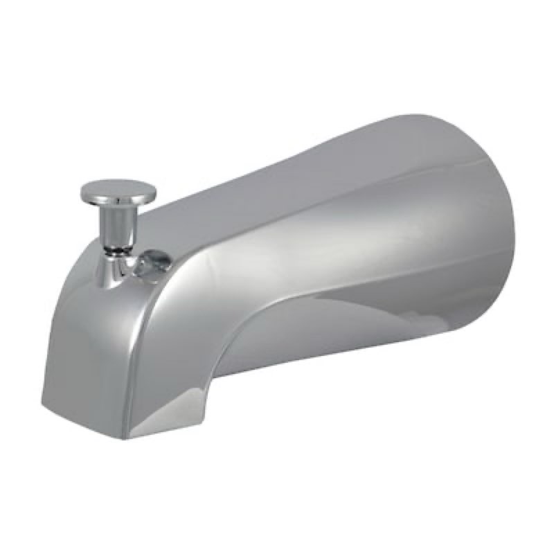 danco chrome universal fit bathtub spout with diverter