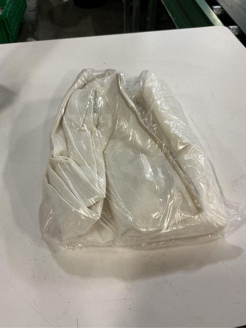 Condition photo showing Good Condition for cotton slub curtain, 48x96, natural (1 panel)