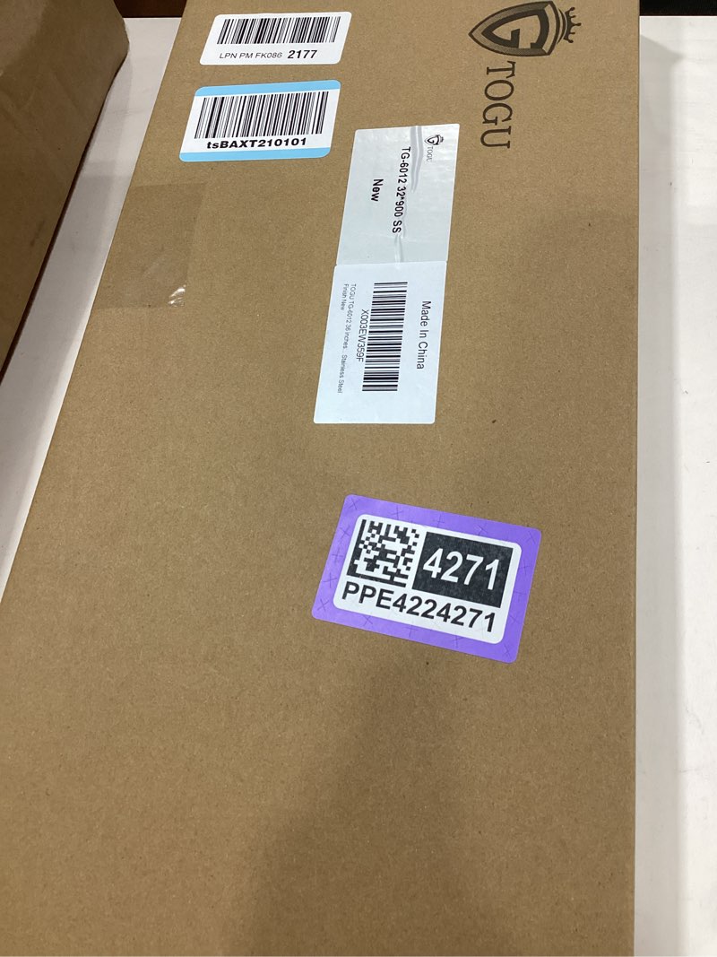 Condition photo showing Good Condition for togu tg-6012 18 inch sus 304 stainless steel door pull handle/commercial long door handle with solid mounting standoffs, working as gate handle/shower door handle,brushed nickel finish 18 in length/1.26 in grip bar diameter