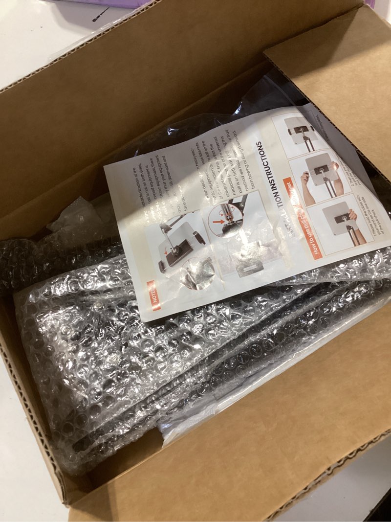 Condition photo showing Good Condition for tablet floor stand, 360-degree rotatable metal tablet holder stand, adjustable height and angle ipad stand,universal tablet holder for ipad/phone/kindle/tabs/e-readers and all 4.7~12.9” screen devices