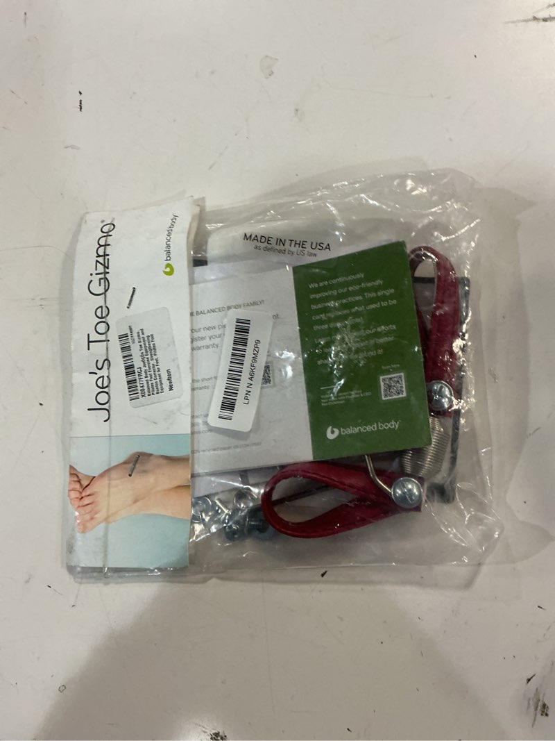 Condition photo showing Good Condition for Balanced Body Joe’s Toe Gizmo, Pilates Foot Exercise Equipment and Bunion Corrector, Strengthening Equipment for Feet, Pilates Foot Corrector Light