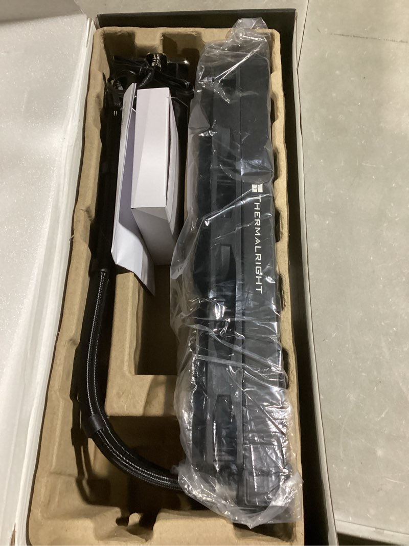 Condition photo showing Good Condition for Thermalright Frozen Prism 360 Black AIO Water Cooler,Liquid CPU Cooler, 3×120mm PWM Fans Water Cooling System,1850RPM High Speed,Compatible with AMD/AM4/AM5&Intel LGA1151/1200/2066/1700