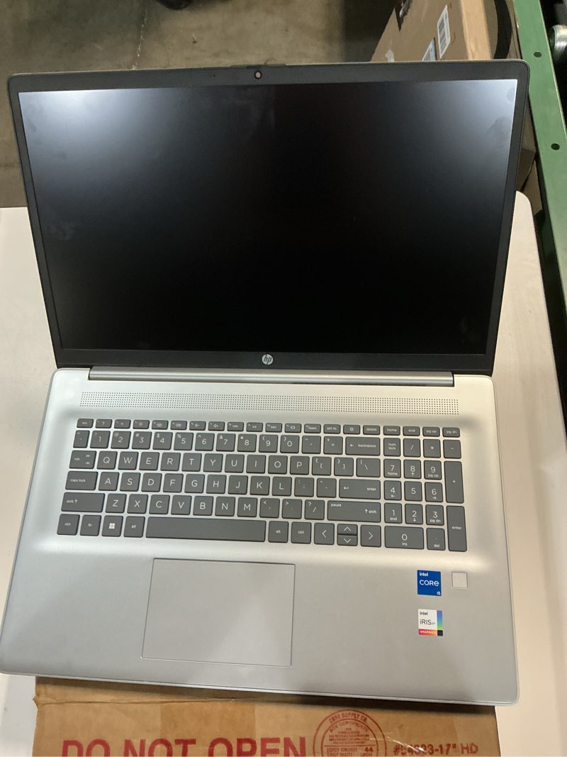 Condition photo showing Working Condition Verified for HP Essential Laptop, 17.3\" FHD Display, Intel Core i5-1334U, 32GB RAM, 1TB PCIe M.2 SSD, Wi-Fi 6, Webcam, Backlit Keyboard, Windows 11 Home, Silver 32GB RAM | 1TB SSD