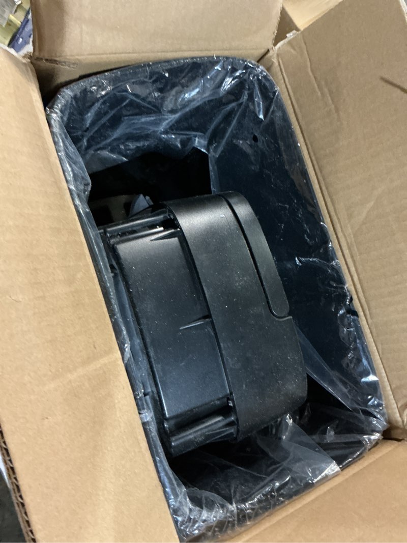 Condition photo showing As Is for Amazon Basics Cross Cut Paper and Credit Card Shredder, 12 Sheet (New Model), Black