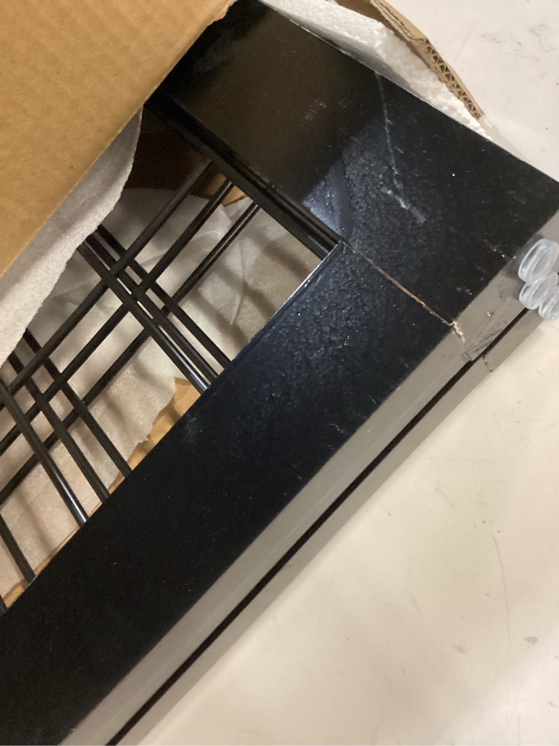 Condition photo showing Good Condition for LZRS 3-Panel Freestanding Foldable Wooden Dog Gate –Solid Wood & Steel Wire Chew-Resistant Indoor Safety Pet Fence for Doorways & Stairs, Ideal for Small to Medium Dogs & Puppies, Black