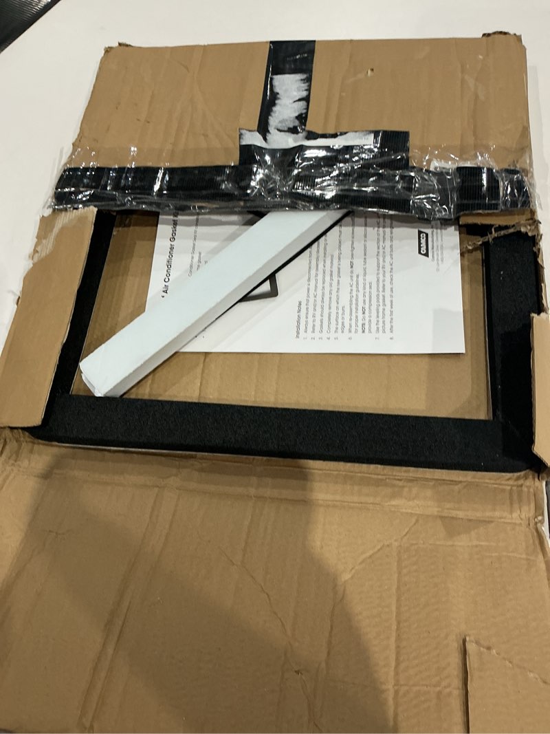 Condition photo showing Good Condition for camco 14-inch x 14-inch camper roof a/c gasket kit - features a waterproof compression seal, self-adhesive picture frame gasket, and self-adhesive leveling pads (25071) pack of 1