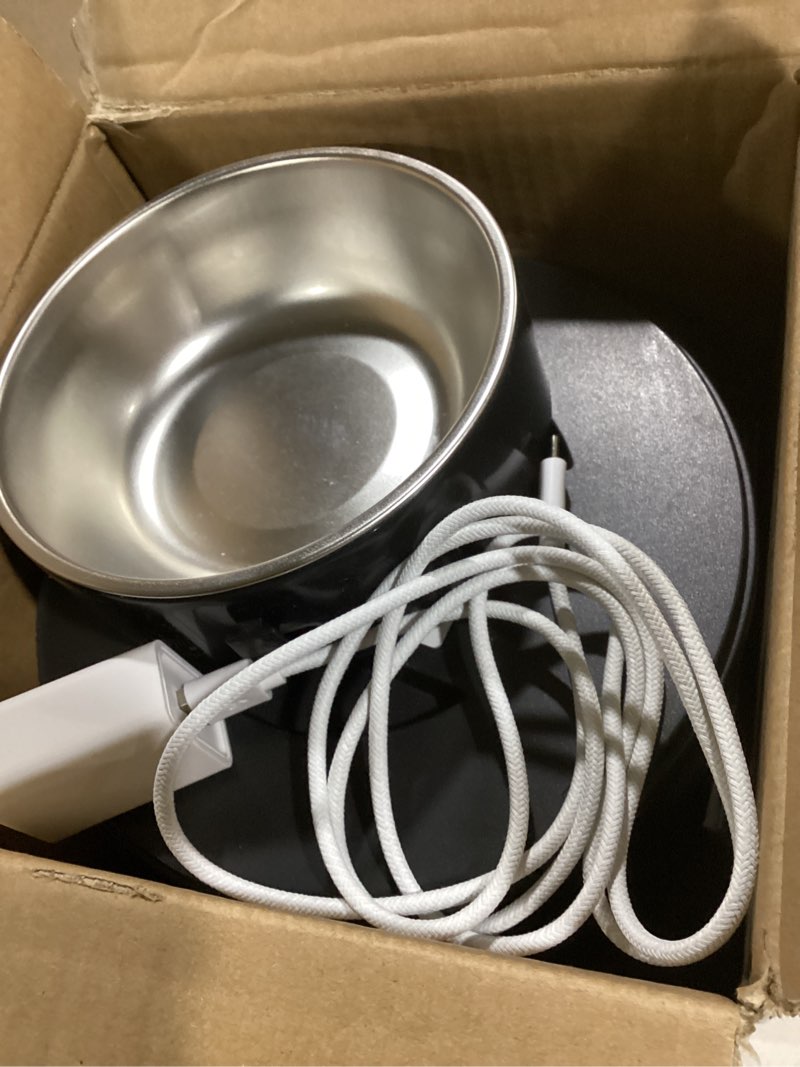 Condition photo showing New/Like New for Automatic Cat Feeders, 4L Timed Cat Dry Food Dispenser Auto Pet Feeder for Cats and Small Dogs Dual Power Supply 9 Meals Programmable 1-15 Portion Per Day with Stainless Bowl Easy Clean 4 L Black-Basic Edition