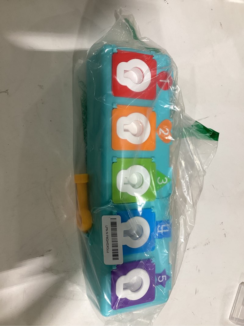 Condition photo showing As Is for learning resources lock & key clubhouse, counting and fine motor games, combination lock toy , montessori activity center for kids, preschool learning activities, boy and girls gifts