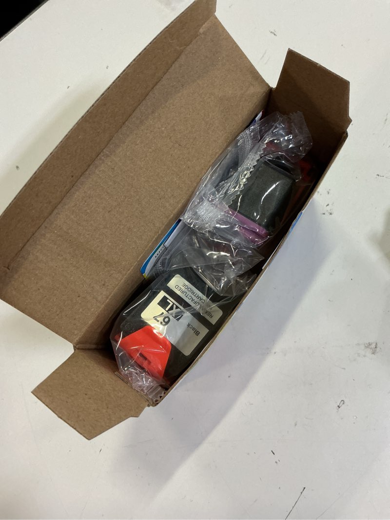 Condition photo showing Good Condition for 67xl hp printer ink for hp ink 67 replacement for hp 67 ink cartridges black/color combo pack hp67 deskjet 2755e 2855e 2700 2800e 2700e 4255e 4155e envy 6055e 6000 6455e 6400 printer ink hp 67 xl