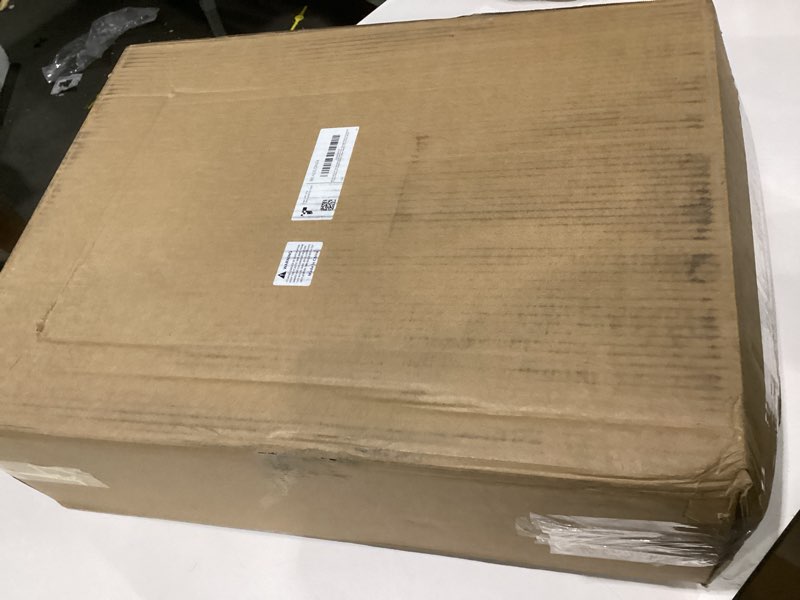 Condition photo showing As Is for black single drawer night stand
