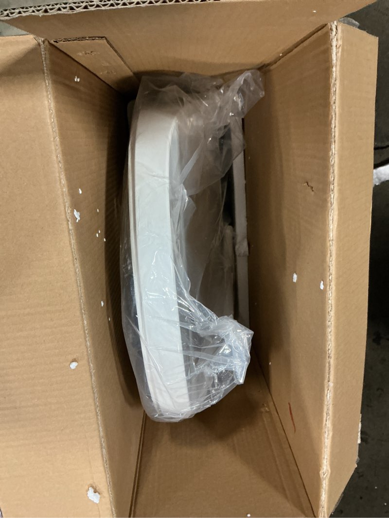 Condition photo showing As Is for Combier Bidet Toilet Seat With Turbo Wash, Wireless Remote and Side Panel, The heated Toilet Seat Have Adjustable Heated Seat, Warm Water, Air Dryer & Multiple Spray Modes CMA210S-B (Elongated) Oval