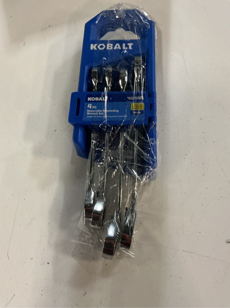 Condition photo showing Good Condition for kobalt 4 -piece set standard (sae) ratchet wrench