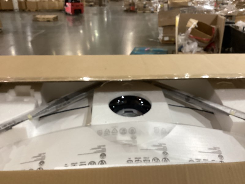 Condition photo showing As Is for damaged - samsung 57" odyssey neo g9 (g95nc) series dual 4k uhd 1000r curved gaming monitor, 240hz, 1ms with displayport 2.1, quantum mini-led, displayhdr 1000, amd freesync premium pro, ls57cg952nnxza