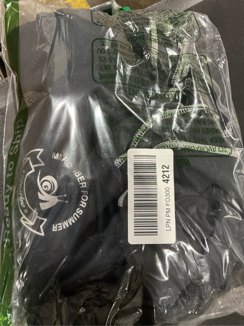 Condition photo showing Good Condition for Hiturbo Microfiber Surf Poncho, Wetsuit Changing Bath Robe, Quick Dry Pool Swim Beach Towel with Hood Black