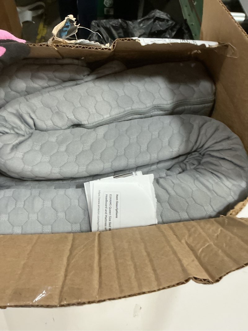 Condition photo showing As Is for EUHAMS Queen Size Bed Wedge Pillow - Bed Gap Filler Mattress Wedge Headboard Pillow Close The Gap 0-7" Between Your Headboard and Mattress or Wall for Sleeping Backrest Pillow (60"x10"x6" Gray) Grey Queen(10 in x6 in x60 in-Big)