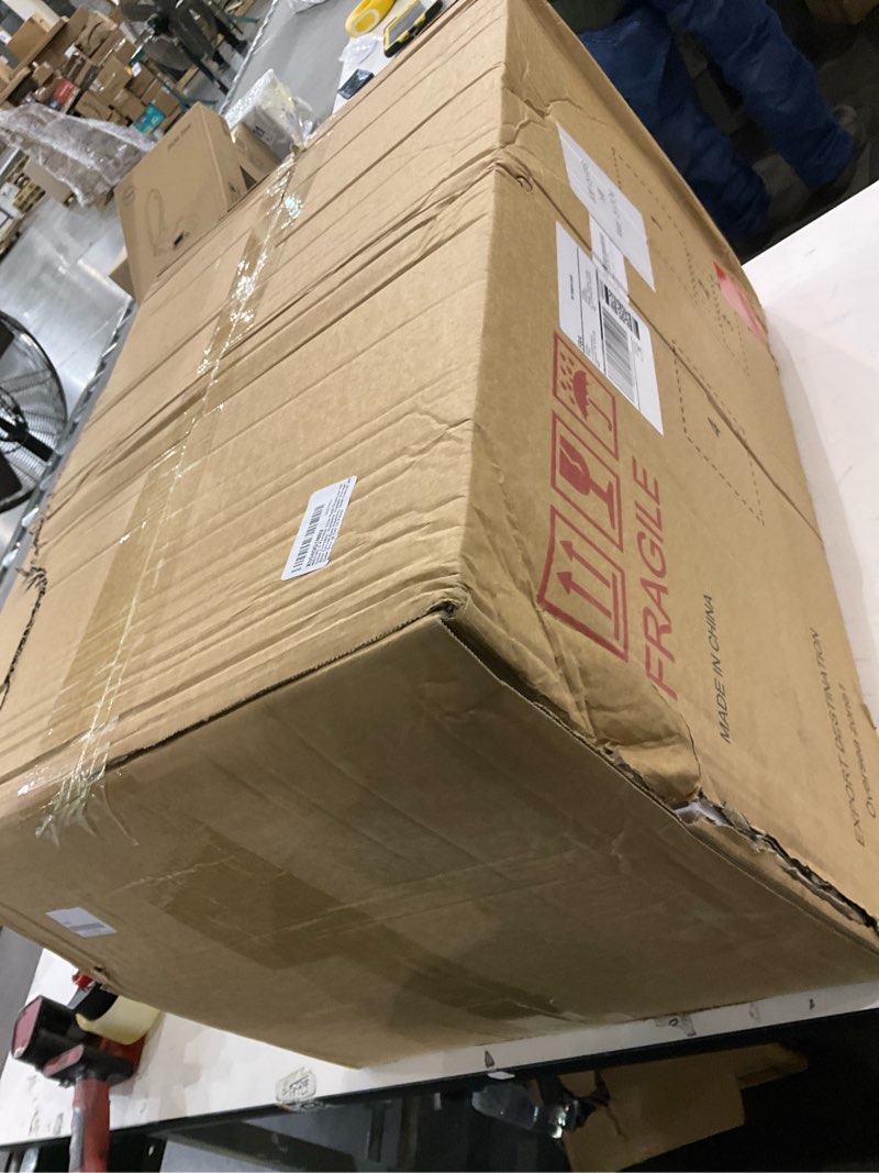 Condition photo showing As Is for MAGINELS Wide-Width Shoe Rack Organizer for Large-Sized Shoes, Thickened Material with Better Quality,Stackable Sneaker Storage Cabinet,Easy Assembly,with Clear Door (6 Tier 24 Pairs)