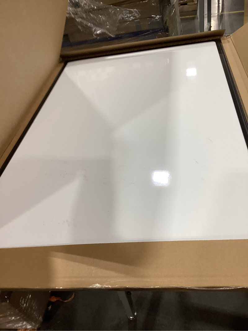 Condition photo showing Good Condition for vusign 36'' x 24'' magnetic white board for wall, dry erase board with black aluminium frame, hanging whiteboard for office, home, meeting - accessories included black 36'' x 24''