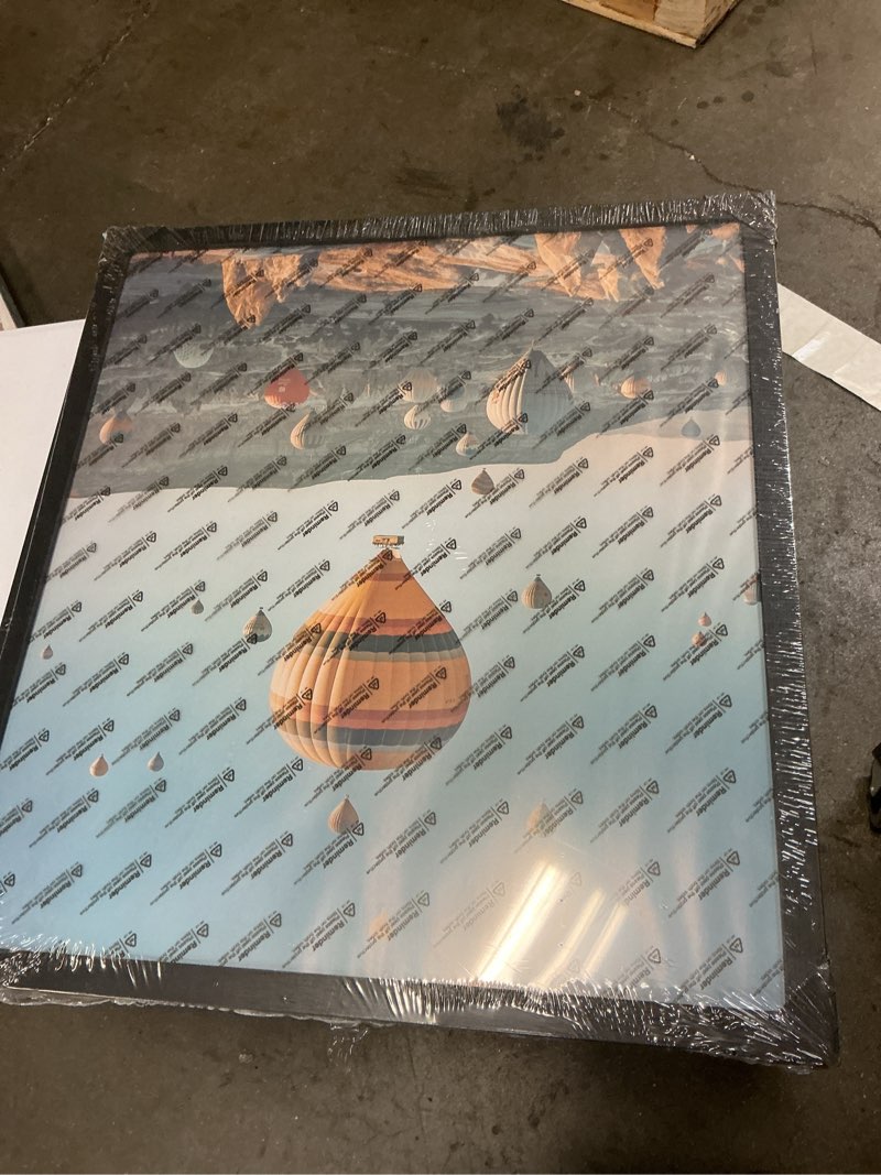 Condition photo showing Good Condition for 18x20 Picture Frame Black for Poster Photo Picture, Horizontal and Vertical Formats for Wall Hanging, 18 x 20 Wall Gallery Poster Photo Frame for 18 by 20 Photos Posters, Black Black 18x20 inch