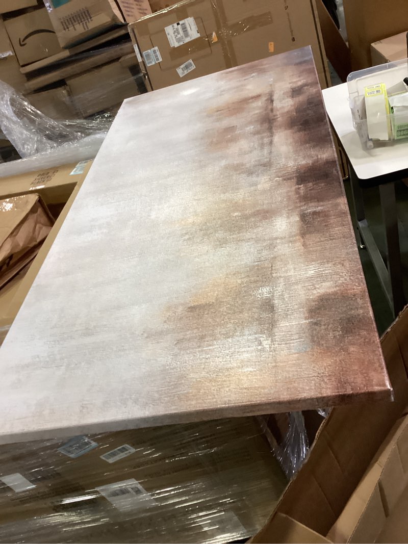 47x24in abstract wall art home decor wall brown canvas print wall art framed modern abstract artwork for 