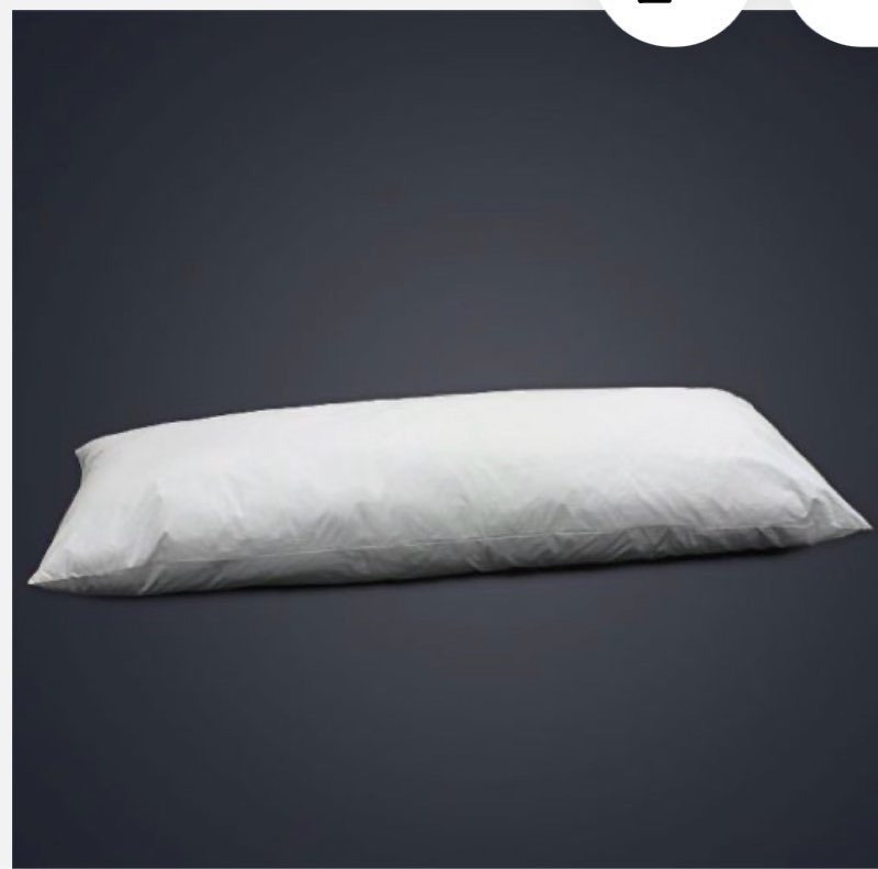 Pair of 5FT King Size Duck Feather Extra Filled Bolster Pillow