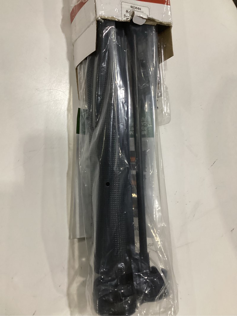Condition photo showing Good Condition for 24 inch tall x 75 inch extra wide retractable dog gate for the house, short dog gate to step over, reinforced mesh puppy gate for doorways, step over pet gate for stairs, indoor/outdoor, black black reinforced 24" tall x 75" wide