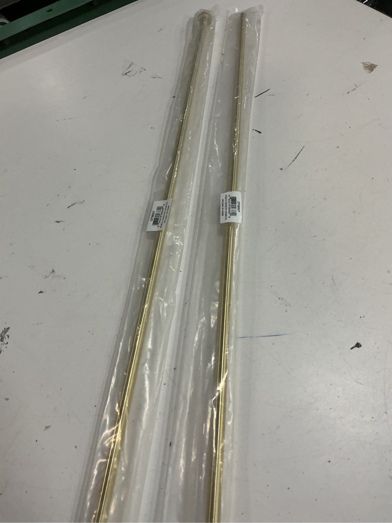 Condition photo showing New/Like New for kingston brass showerscape cf38307 complement 30-inch x 3/8-inch diameter flat closet supply, brushed brass 3/8" compression x 30-inch brushed brass