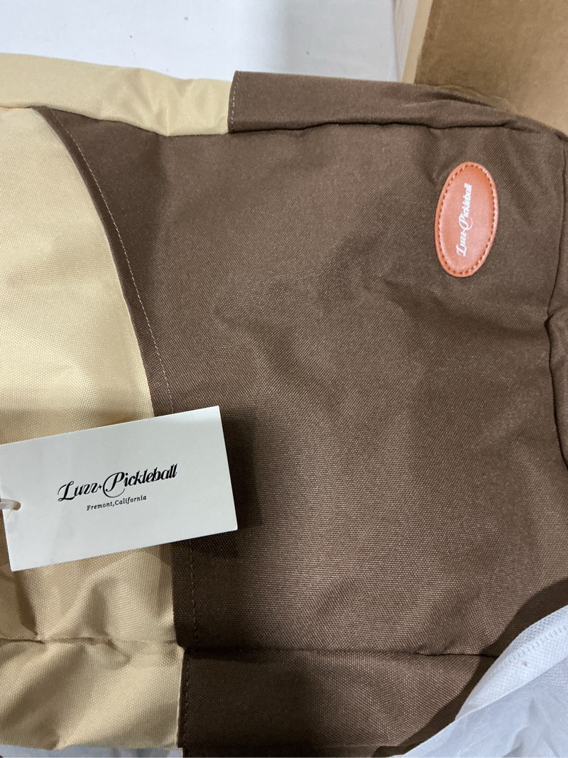 Condition photo showing Good Condition for (Similar to) G4Free Pickleball Bag, Pickleball Tote Bag for Women Men, External Ball Bag with Shoe Compartment & Paddle Cover Pocket Beige&yellow