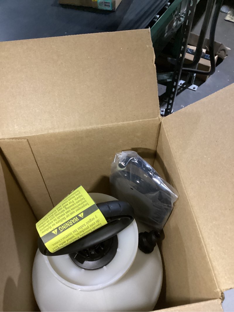 Condition photo showing Good Condition for Chapin 20005 Pump Sprayer, 2?Gallon, Lawn & Garden, Translucent Poly Tank, Funnel?Top, SureSpray Anti?Clog Filter, Adjustable Cone Nozzle & 34" Hose for Fertilizer, Weed & Pest Application 2-Gallon Sprayer