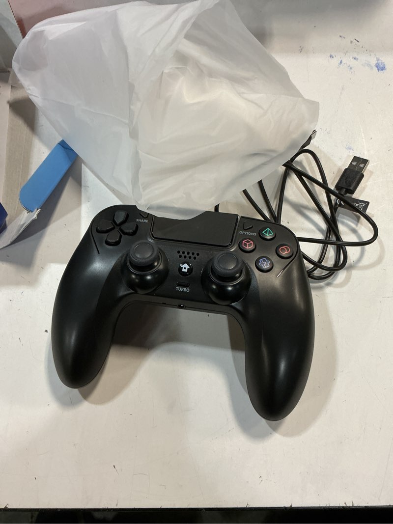 Condition photo showing New/Like New for GUOC LED Wireless Controller for PS5 with Hall Effect Joystick and Trigger,4 Macron Boutton Extended Grip Controller Compatible with PS5 Pro/Slim, Dual Vibration, Remap/Turbo Function Black