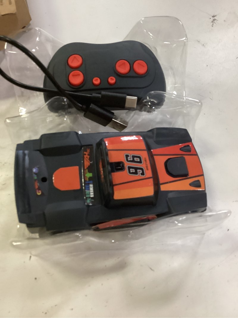 Condition photo showing As Is for Air Hogs, Zero Gravity Racing Wall Climber, USB-C Rechargeable Wall Racer Truck, Black Indoor RC Car, Over 4-Inches, Kids Toys for Ages 4 and up Zero Gravity Truck Rc