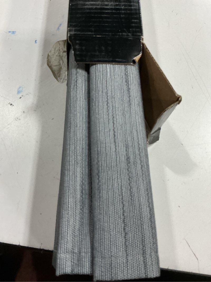 Condition photo showing Good Condition for Eclipse Drew Noise Reducing Blackout Cordless Lined Window Roman Shade for Living Room, 31 in x 64 in, Blue