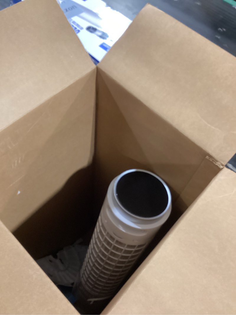 Condition photo showing As Is for 42 INCH Windowless Portable Air Conditioners w/4 Modes & 3 Speeds, 1-Gal Tank for 15H Cooling, 12H Timer, Swamp Cooler Air Conditioner No Window Needed, 90° Oscillating AC Unit for Bedroom White