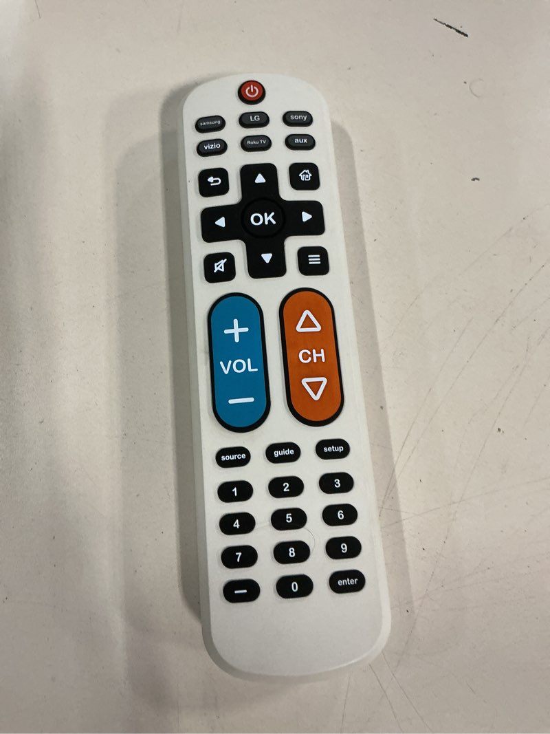 Condition photo showing Good Condition for ge programmable universal big button remote control