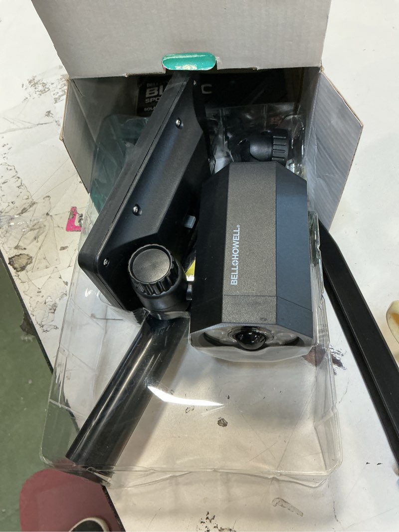 Condition photo showing Good Condition for Bell + Howell Bionic Spotlight  25 ft. Motion Sensor  Solar Sun Panels  Outdoor Lighting- Black