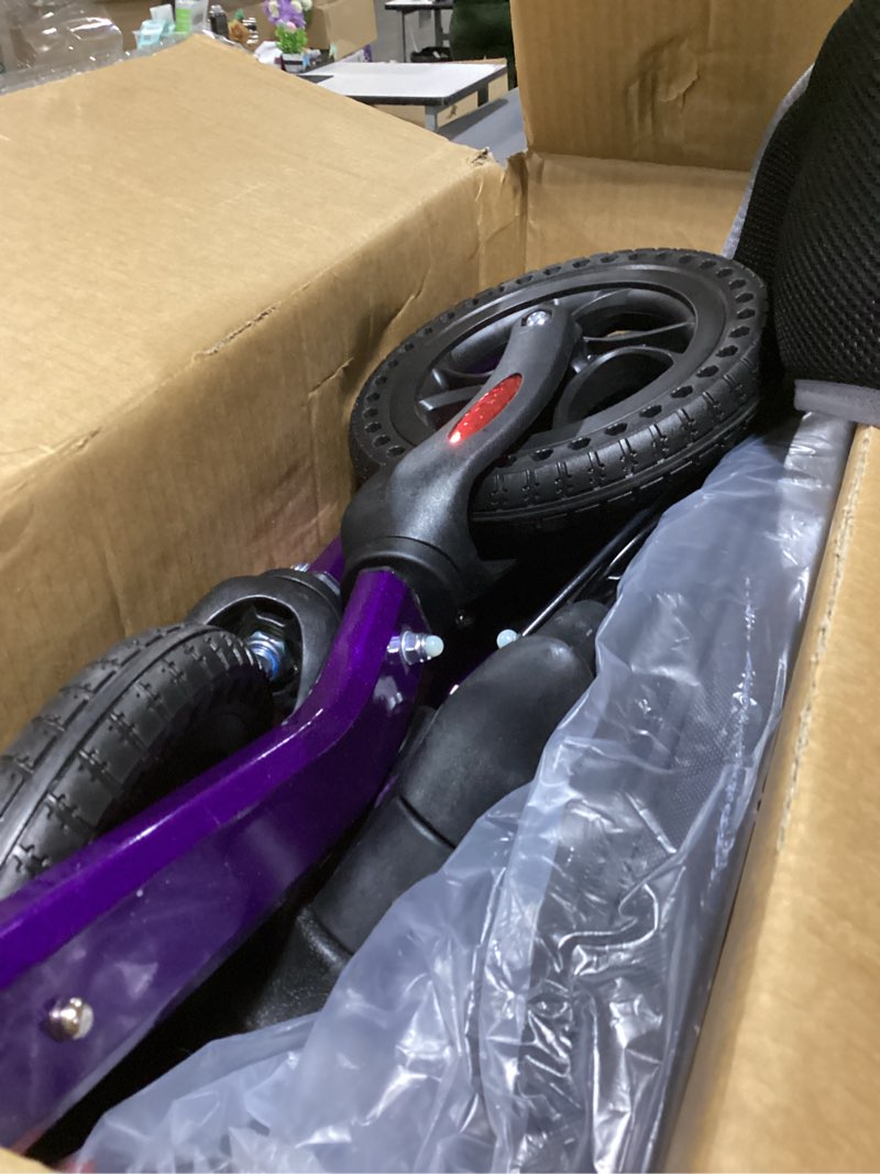 Condition photo showing Good Condition for heavy-duty aluminum rolling walker - foldable rollator walkers with seat for seniors, 450 lb capacity, 8'' wheels, 18" big seat, 6-position adjustable height(purple)