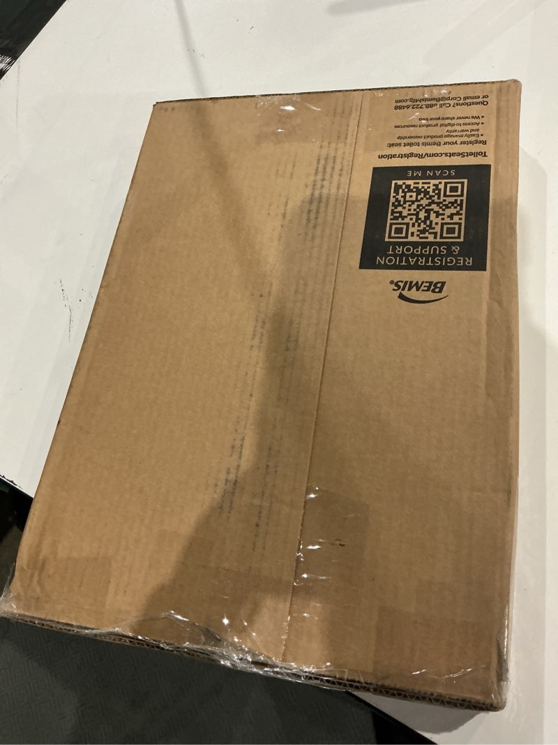 Condition photo showing New/Like New for (similar to )gerber elongated toilet seat with cover, soft close, no slam, quick & easy install, heavy-duty plastic, adjustable fit for standard elongated toilets, durable & fade-resistant, white g0099213