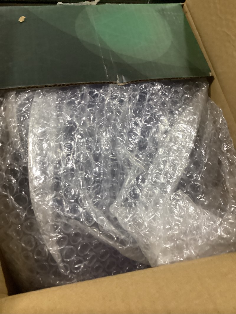 Condition photo showing Good Condition for focusline 100 count clear plastic plates 9 inch, disposable heavy duty dinner plates- premium hard plastic plate fancy disposable clear plates for weddings, parties and events 9" round plates
