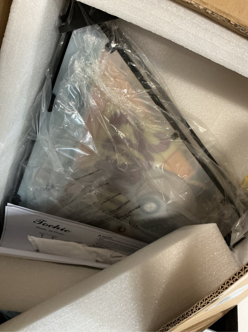 Condition photo showing New/Like New for TOCHIC Vintage Pool Table Light, 3-Light Rustic Billiards Light Fixtures with Tiffany-Style Shark Shade for Game Room Farmhouse Chandelier Man Cave Club Bar Dining Room Kitchen Island